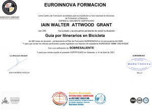 I am qualified MTB guide, certified with the qualification AFDA0109, and I am an experienced designer of cycle routes.